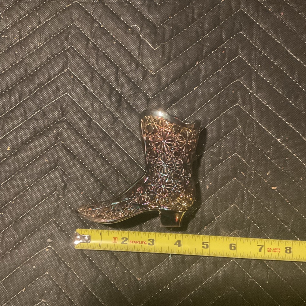 Vintage Glass boot figurine